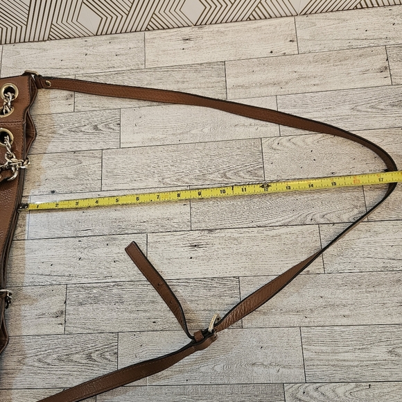 Michael Kors Jet Set Chain Leather Bag Brown - Picture 10 of 12